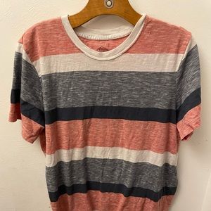 Mens Striped Tee Shirt Medium